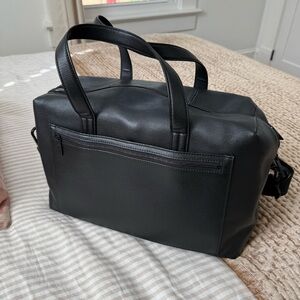 AWAY Everywhere Bag Black Leather Duffel